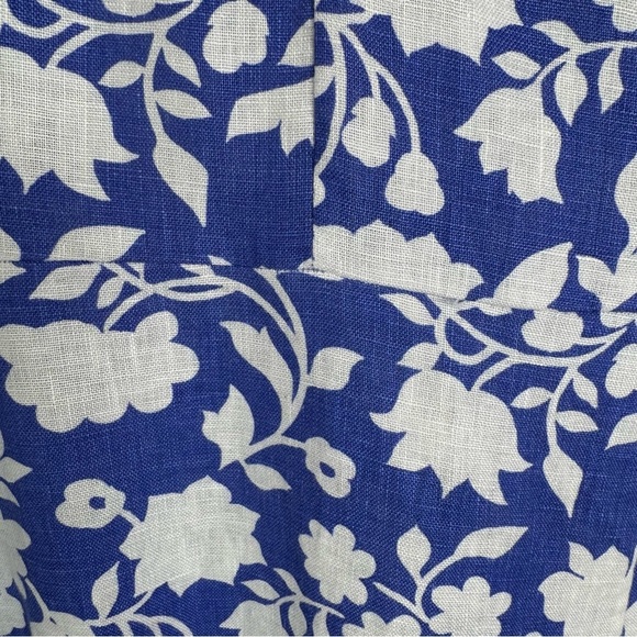 Boden Blue and White Floral Mini Dress - Picture 9 of 13